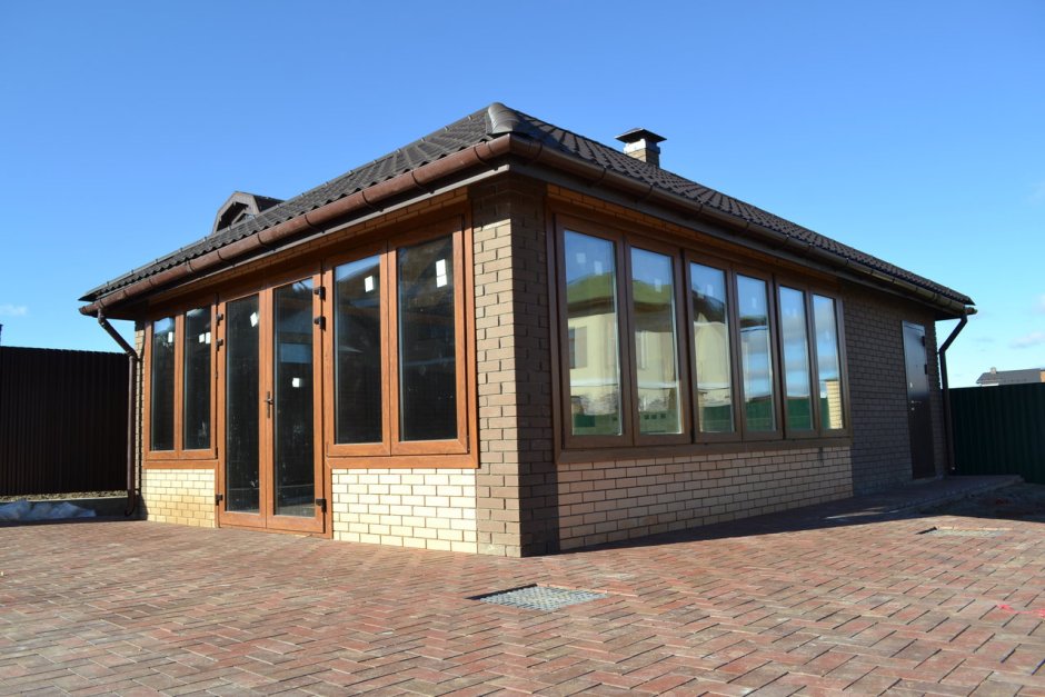 Беседка со стеклопакетами