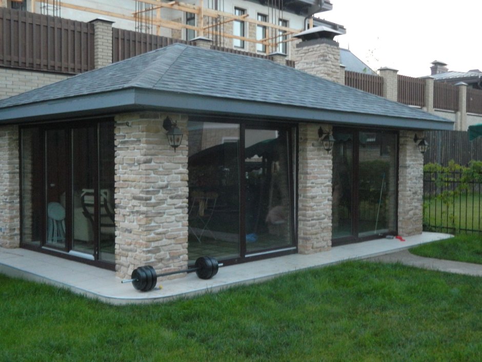 Беседка пристройка