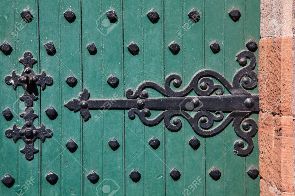 Декоративные петли на ворота под старину