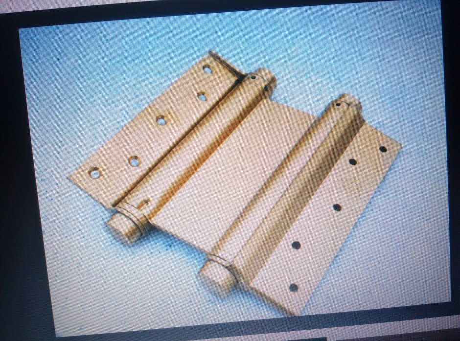 Дверь на маятниковых петлях