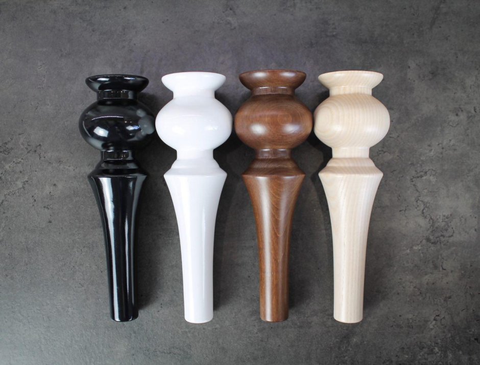 Опоры точёные 100мм массив