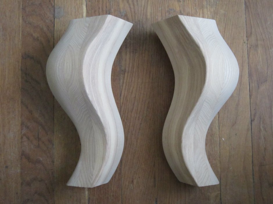 Ножки кабриоль на ленточной пиле