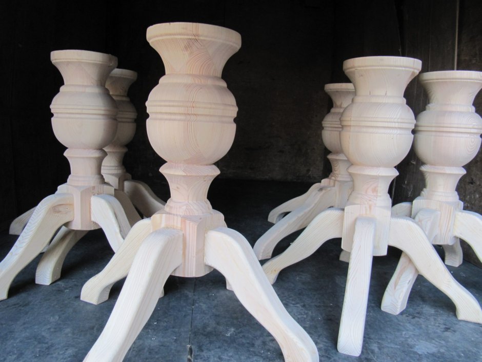 Ножка для стола деревянная