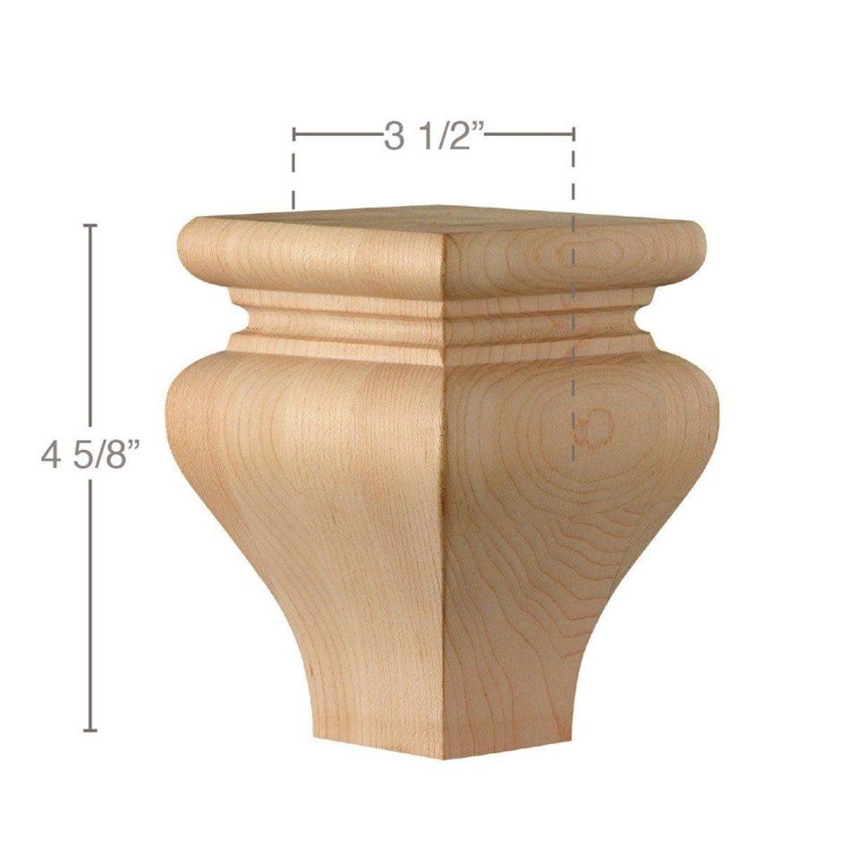 Ножки и опоры для мебели из дерева