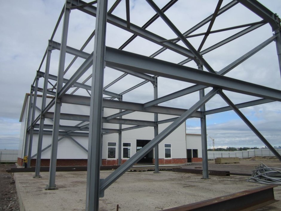 Металлокаркас ангара12х21