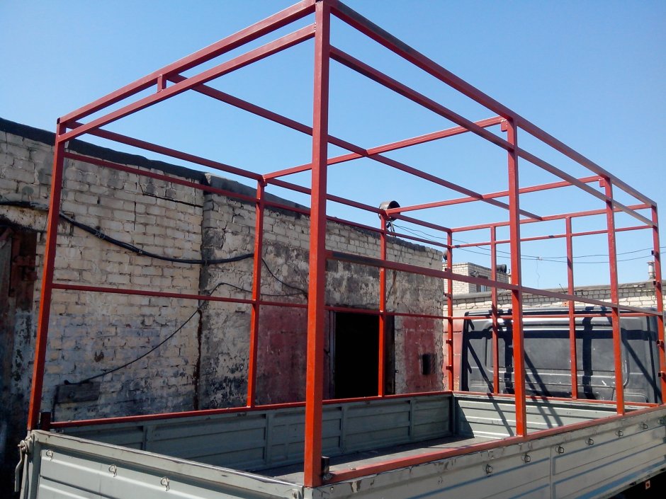 Каркас Ангара из профильной трубы 100х100