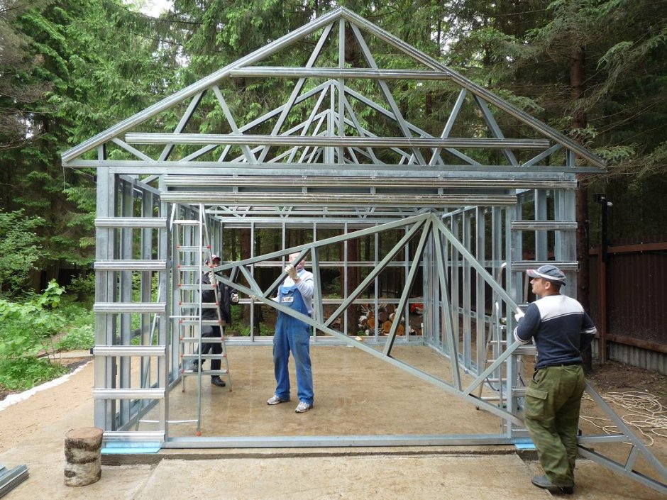 Теплица из ЛСТК профиля