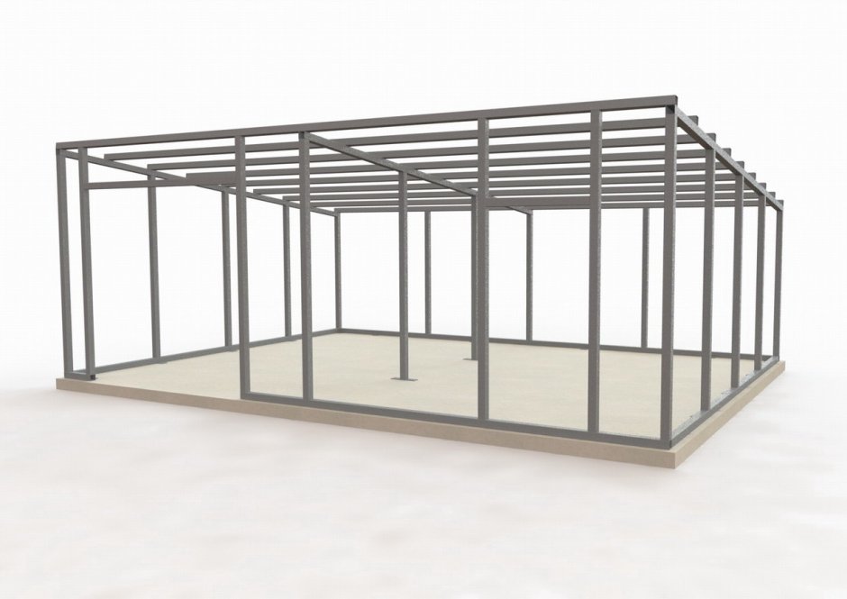 Металлический каркас 8х18м