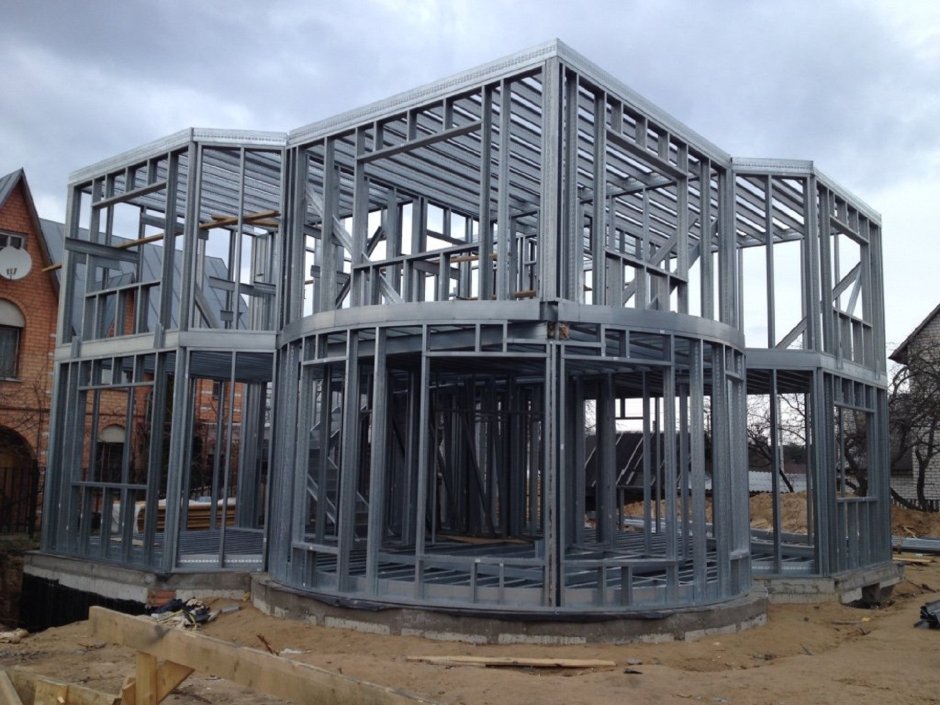 Металлокаркасный дом ЛСТК