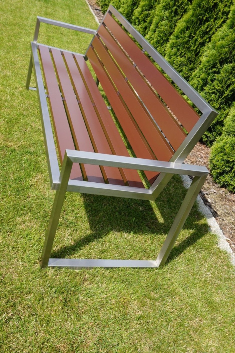 Скамейка из профильной трубы