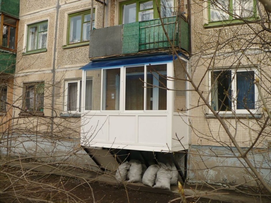 Пристройка балкона на первом этаже разрешение