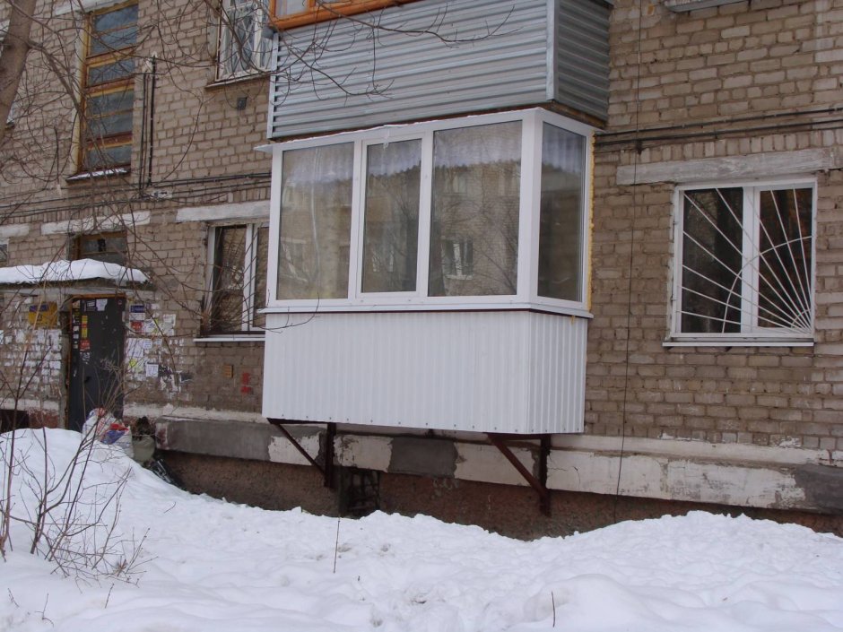 Пристройка балкона