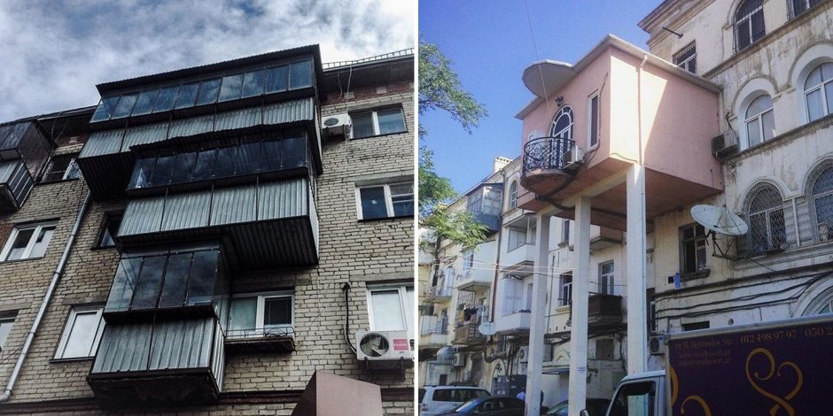 Навесной балкон