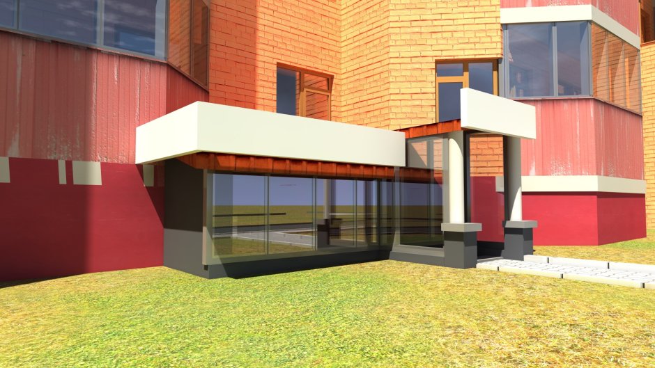 Проект балкона на первом этаже