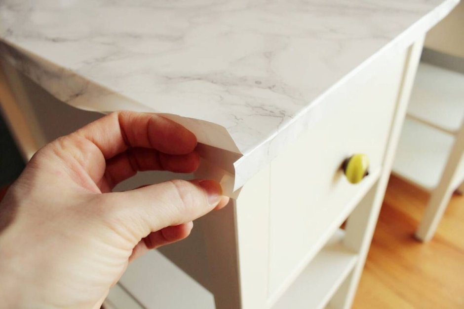 Самоклейка для мебели белая