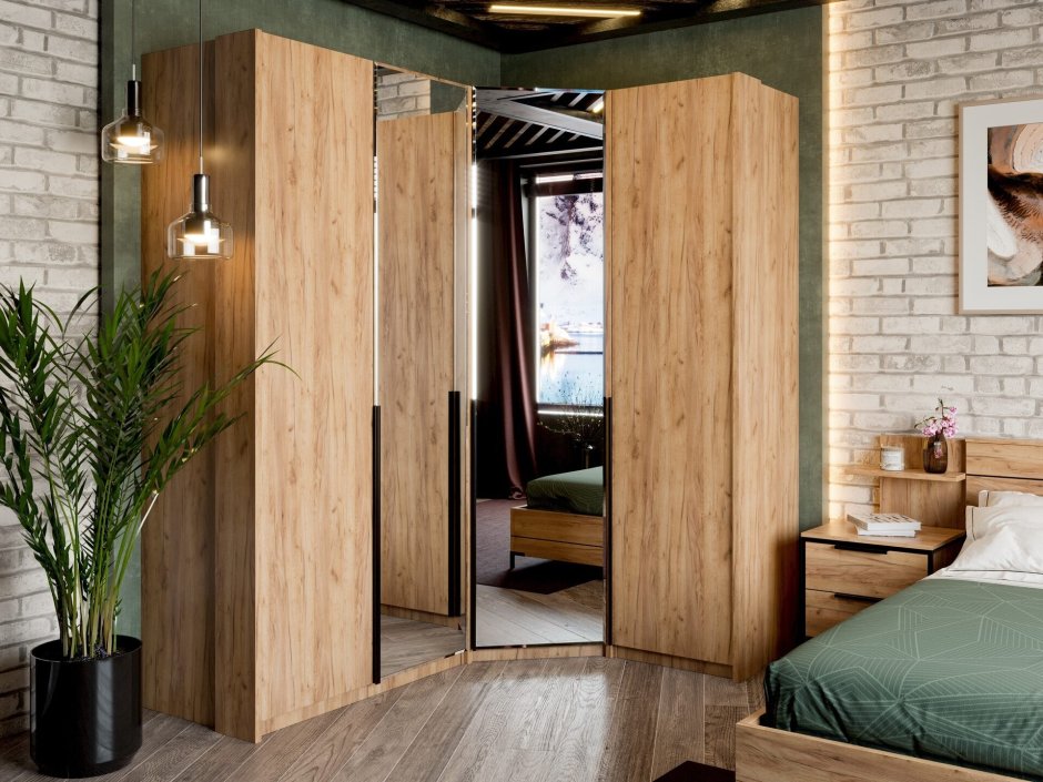 Спальный гарнитур Норд дуб золотой