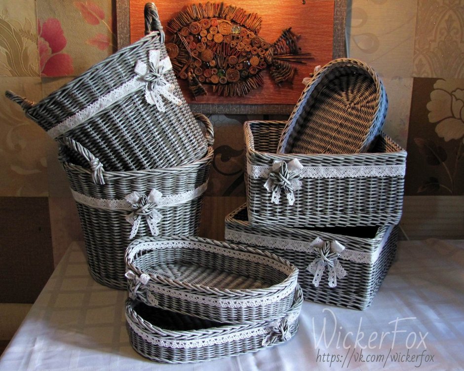 Плетеные изделия из бумаги