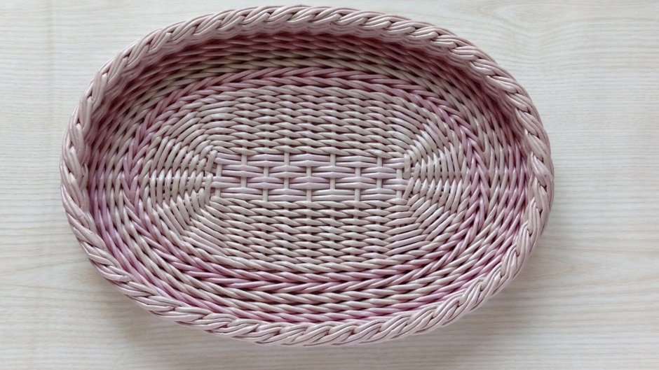 Плетеные изделия из остатков трубочек