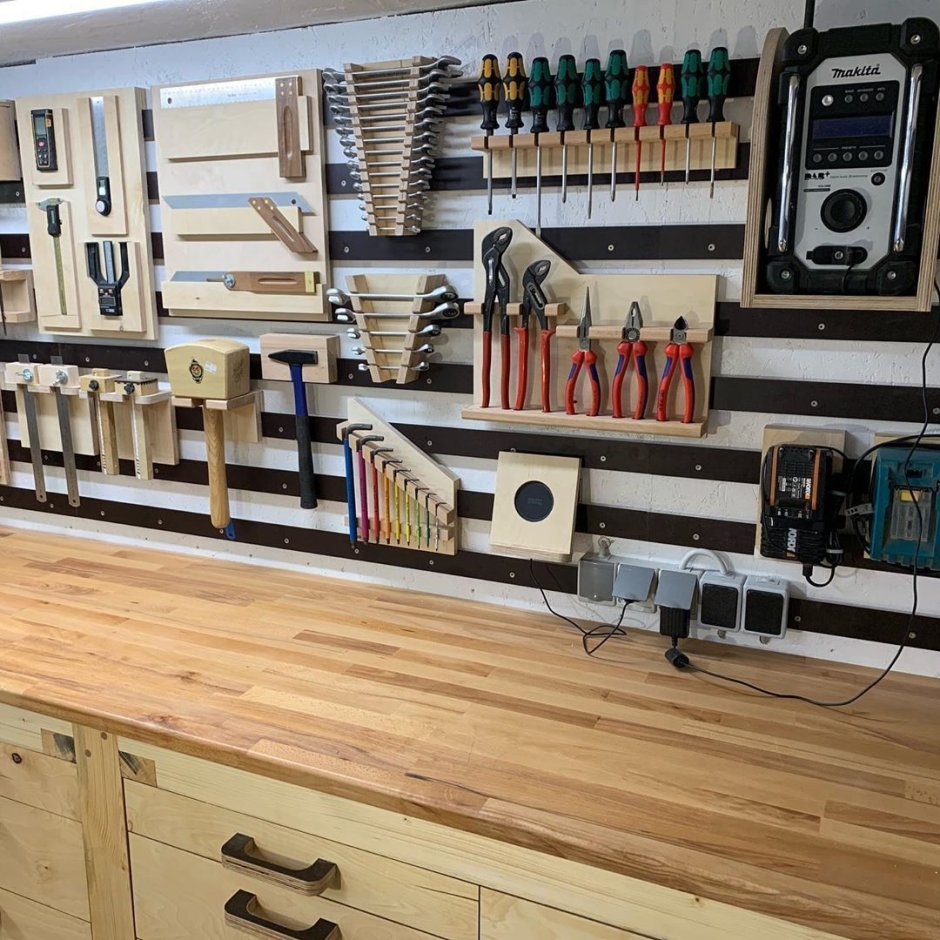 Organize Tools with French Cleats