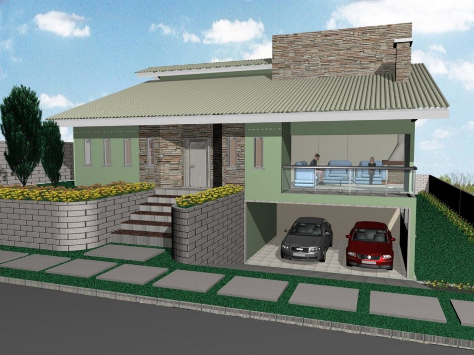 Подземный гараж на участке