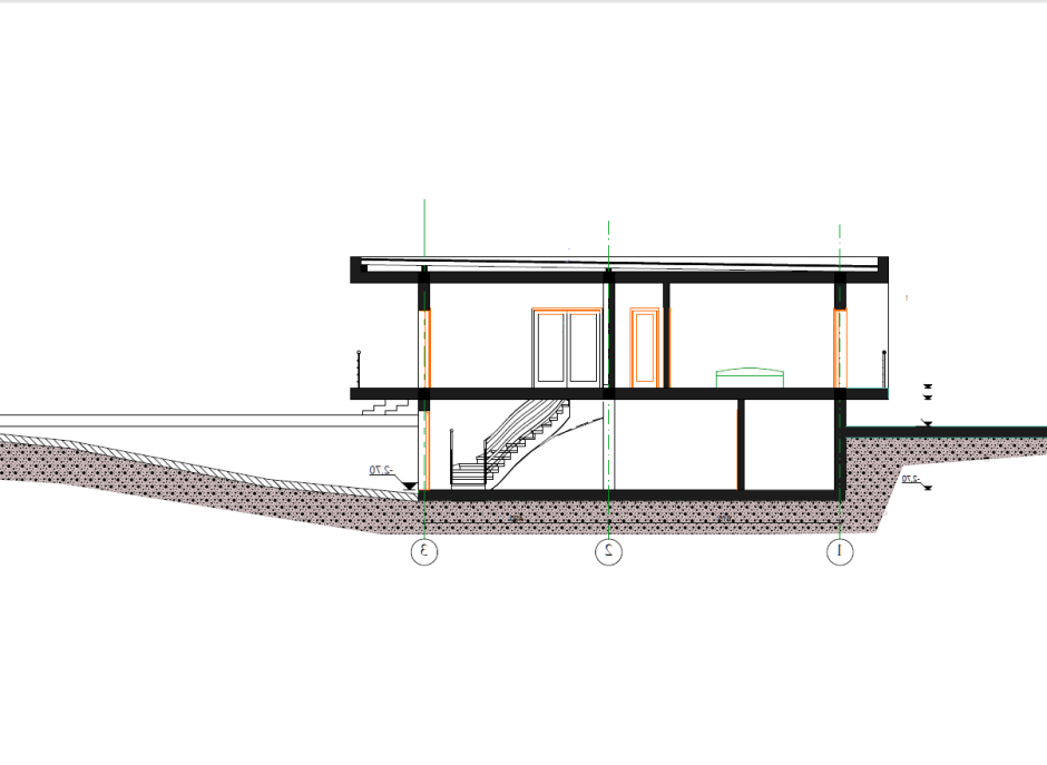Проект дома с подземным гаражом
