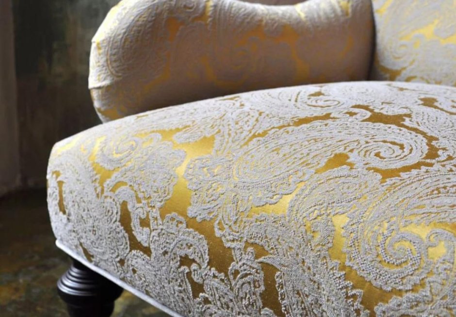 Ткань Chateau Monogramme Chocolate