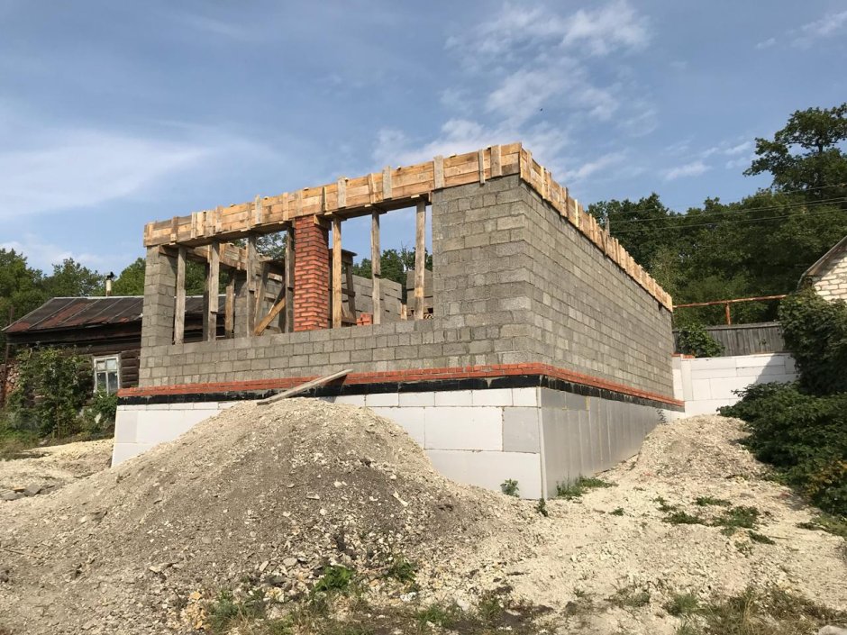 Фундамент на склоне