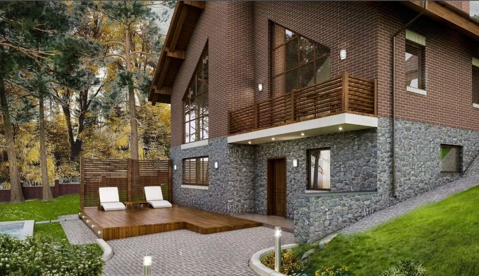 Дом с цокольным этажом