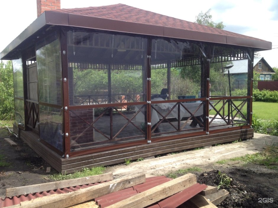 Мягкие окна из пленки ПВХ 700 мкм