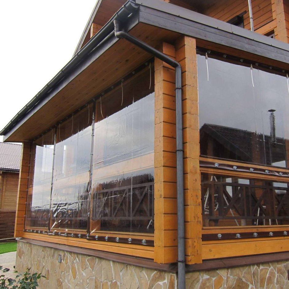 Мягкие окна для террасы