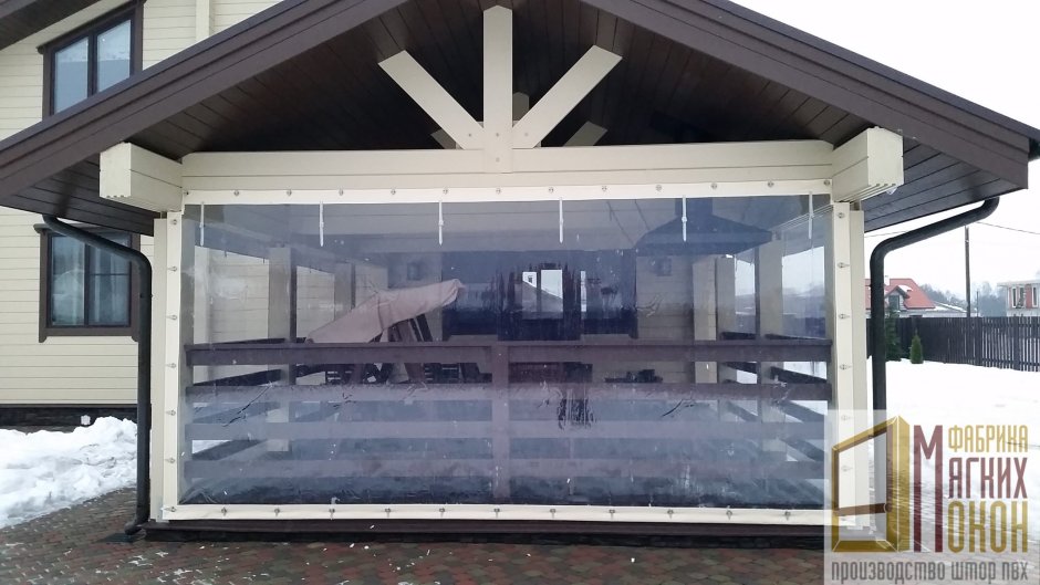 Мягкие окна для веранды