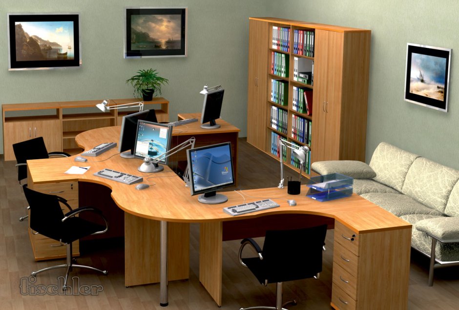 Столы для маленького офиса