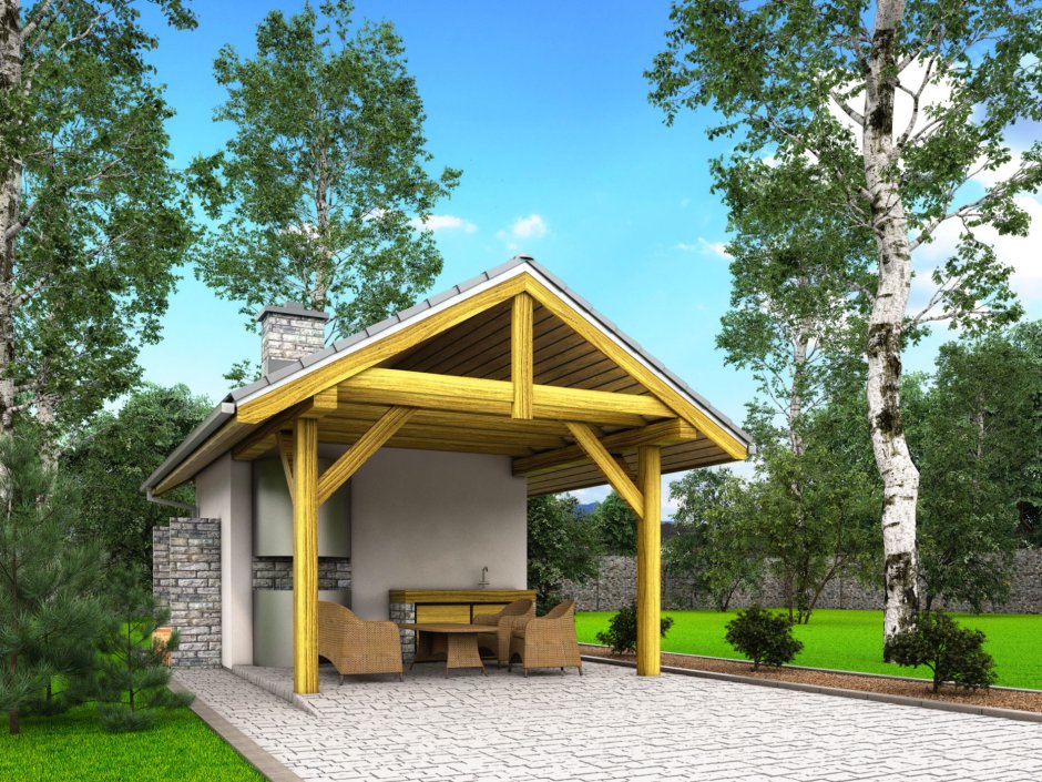 Финская беседка