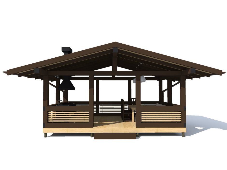 Беседка Шале Сокольский док