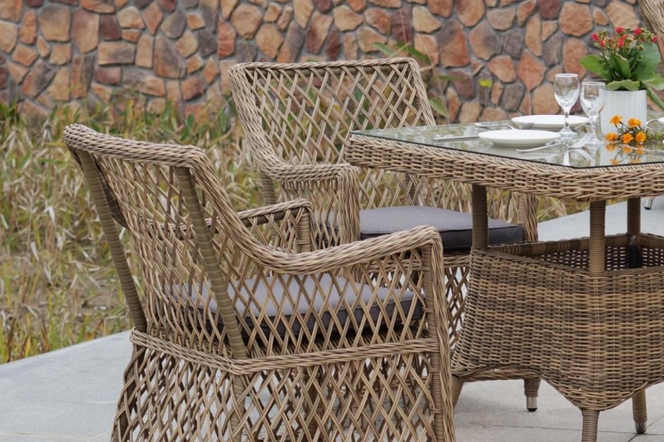 Корзина из травы