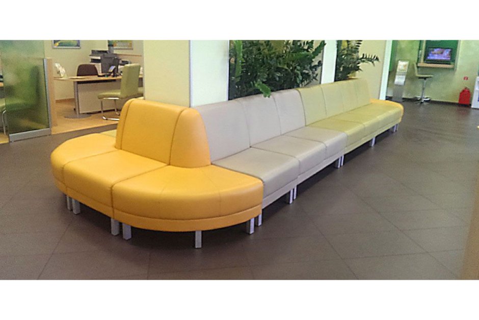Диван офисный модульный 1260x610x720