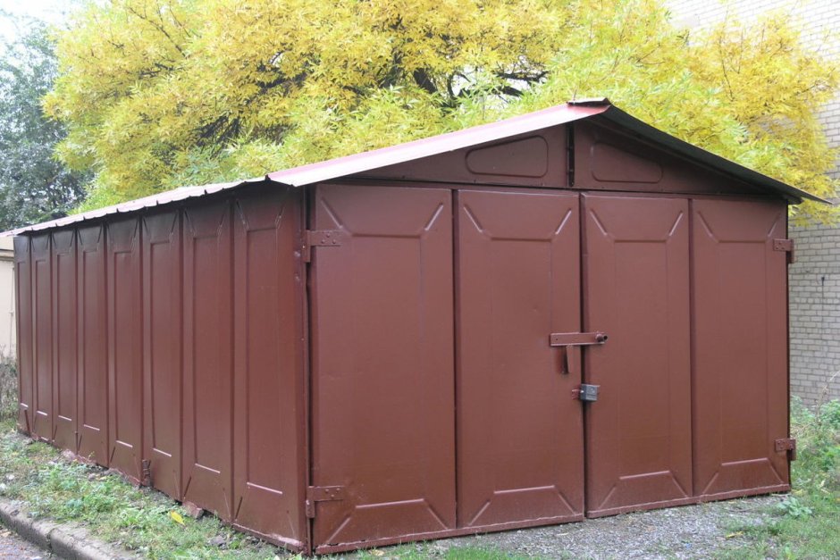 Металлический гараж 24 м2