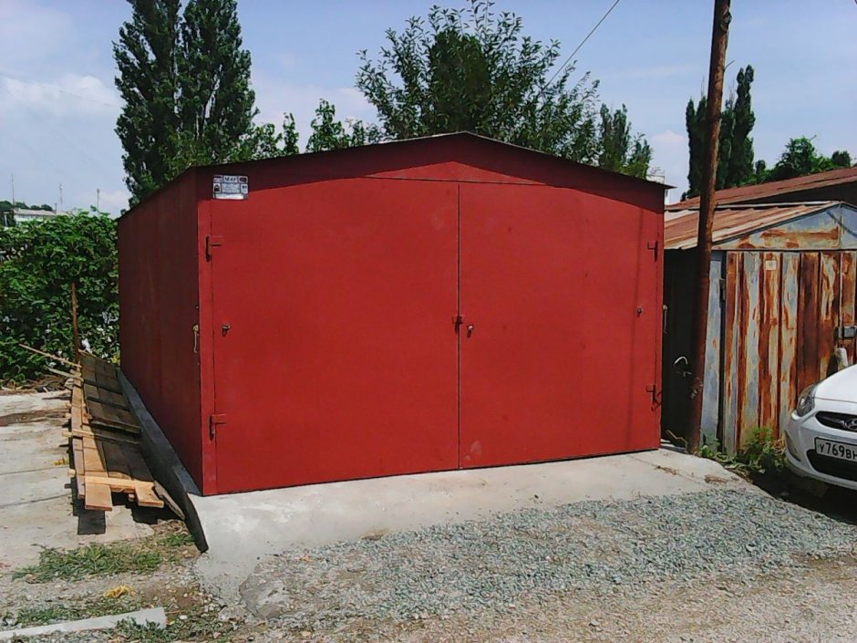 Разборный металлический гараж 3х6 Станкомаш