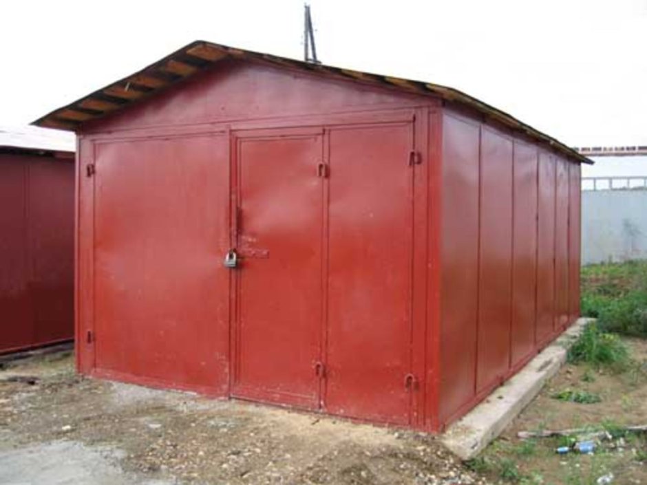 Металлический гараж сборный 6м 4м драйв2