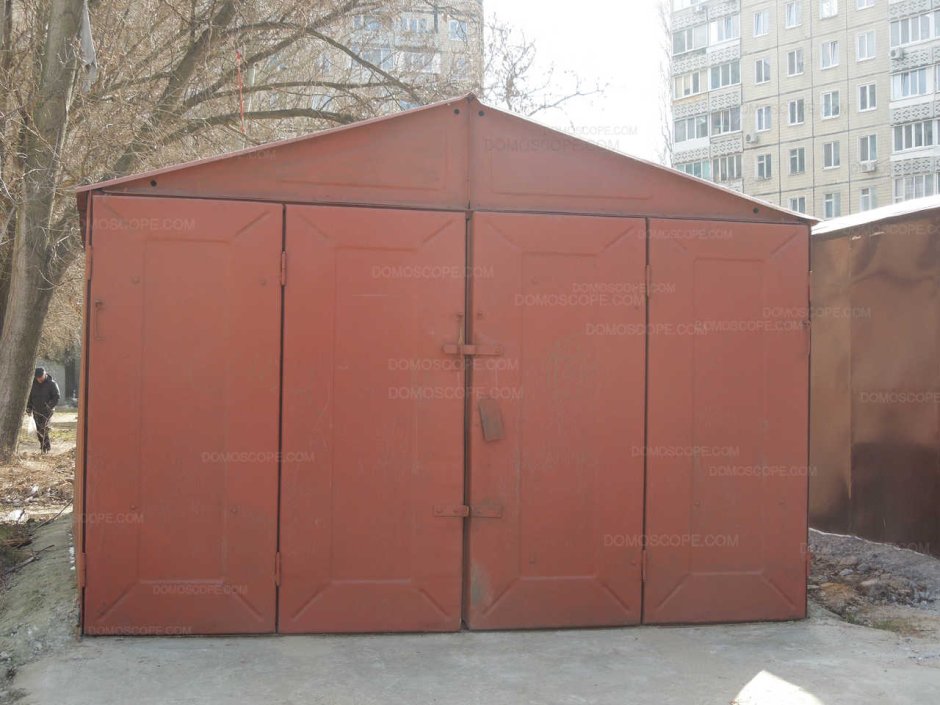 Заводской металлический гараж