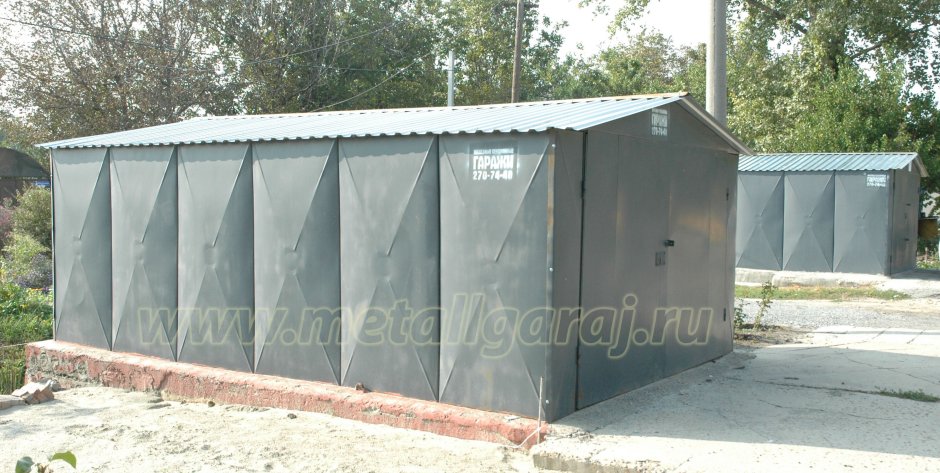 Гараж металлический разборный для легковых автомобилей 5091-85-045