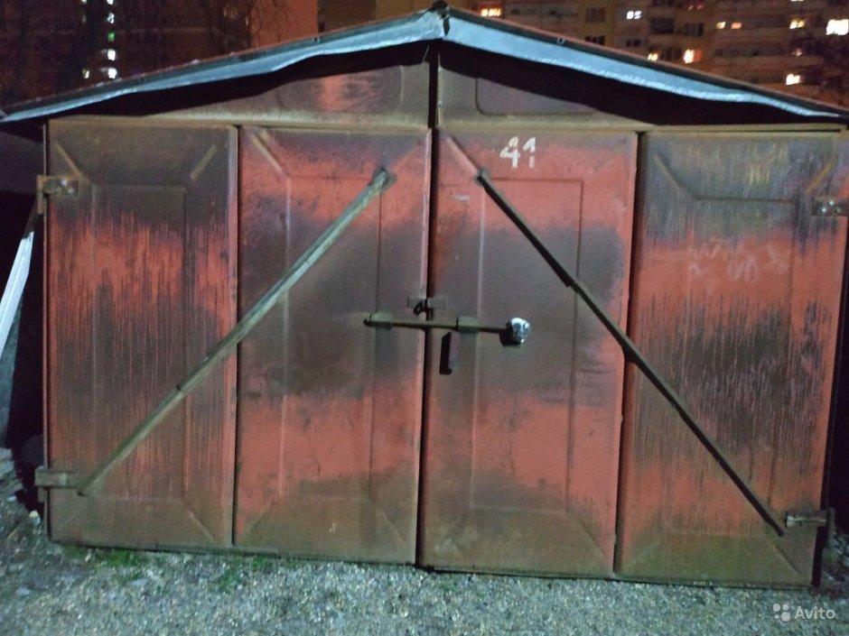 Металлический гараж 3на5.5