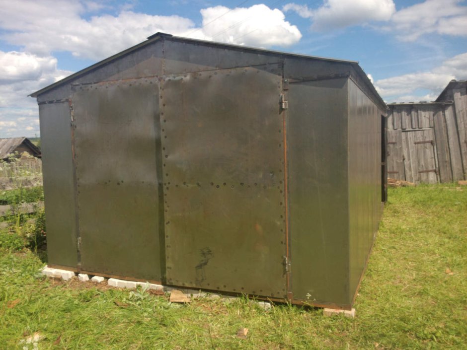 Гараж металлический разборный