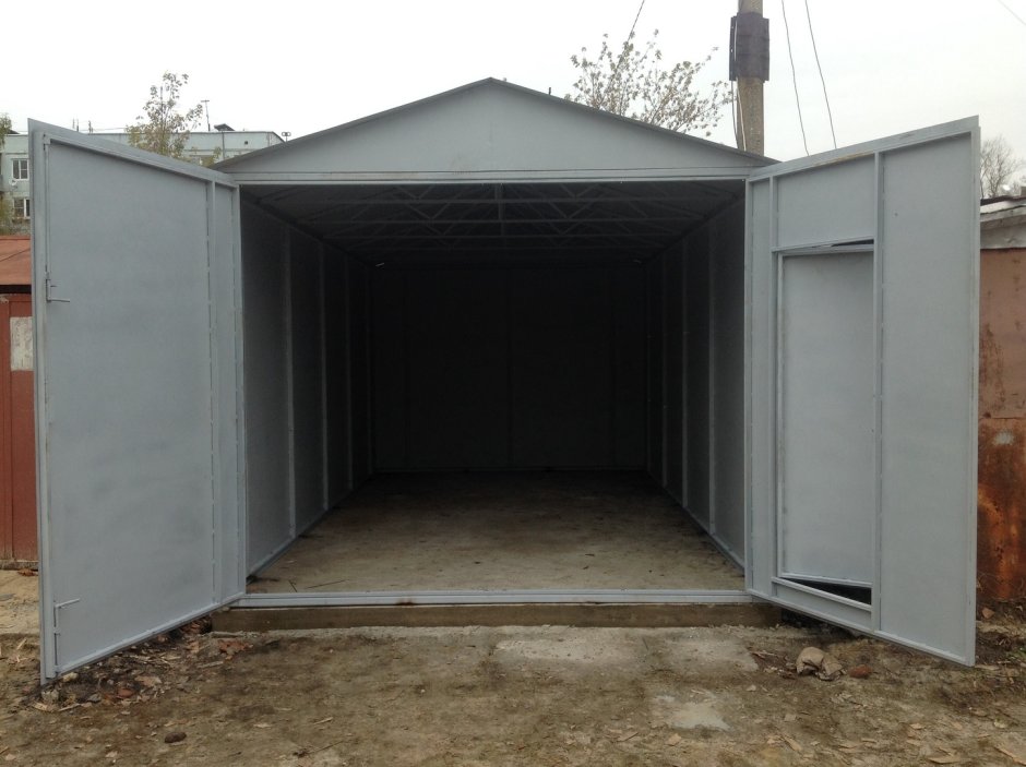 Гараж 3х6 Железный разборный