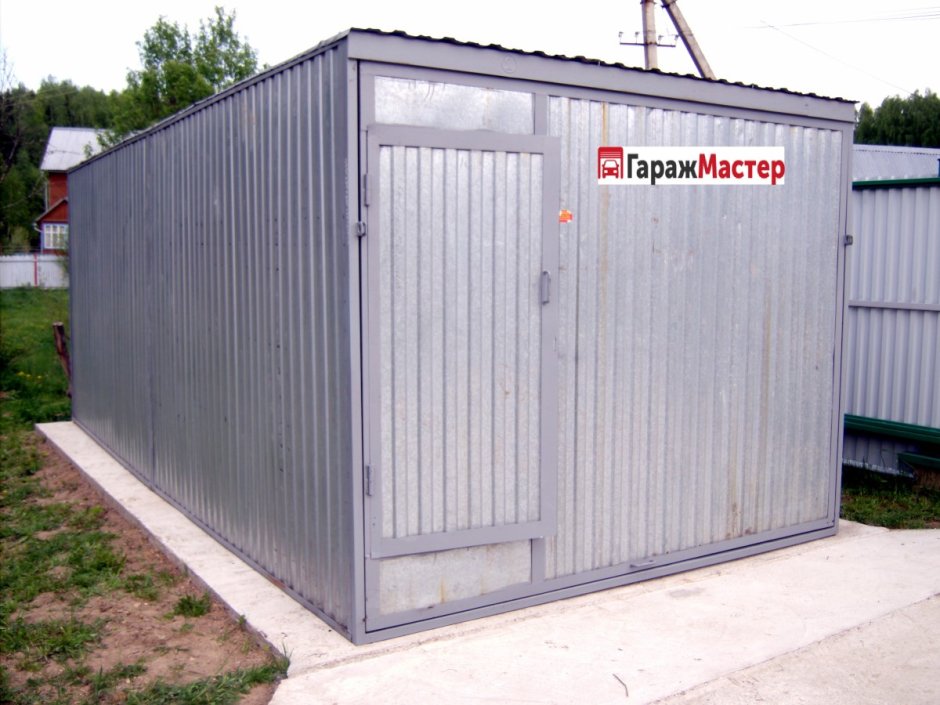 Гараж металлический разборный для мотоцикла