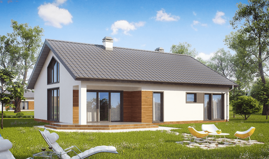 Финский каркасный дом 70кв м