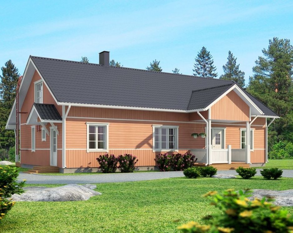 Одноэтажный дом 300 м2