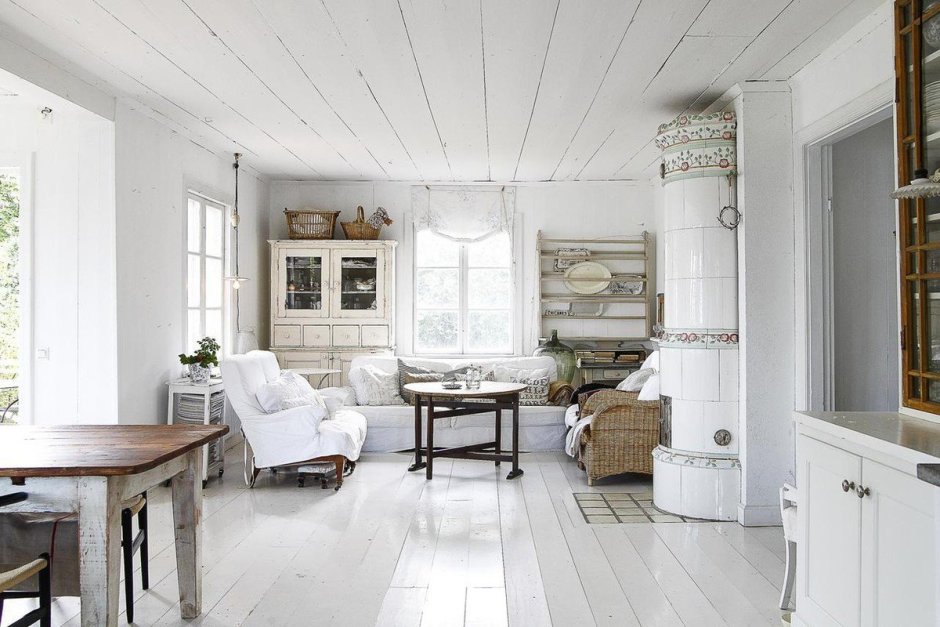 Деревенское Сканди в интерьере