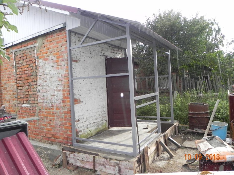 Веранда из поликарбоната