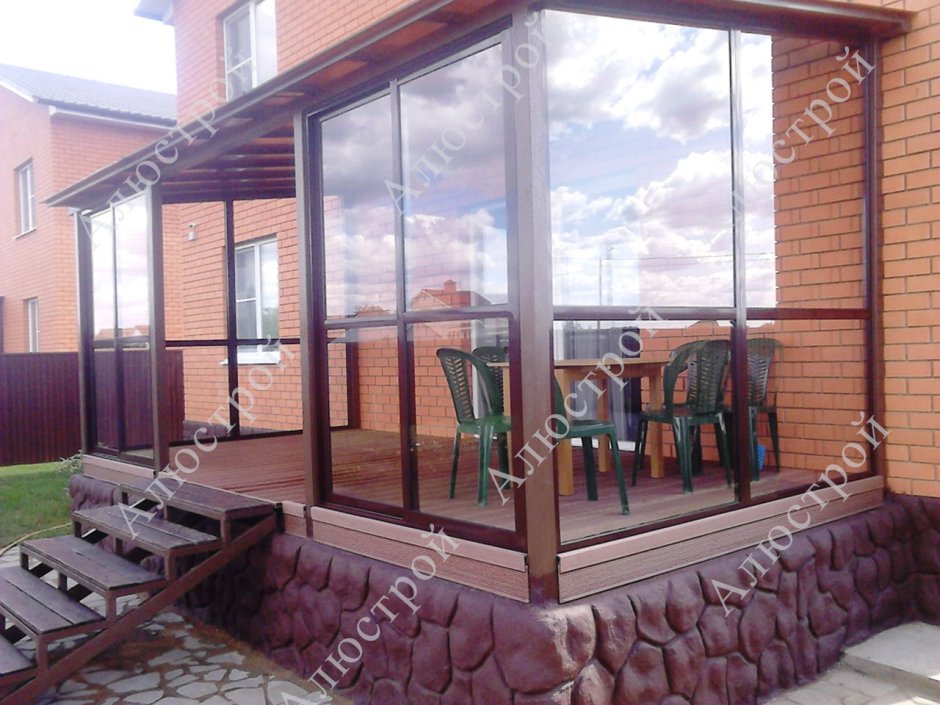 Профиль PROVEDAL остекление террасы